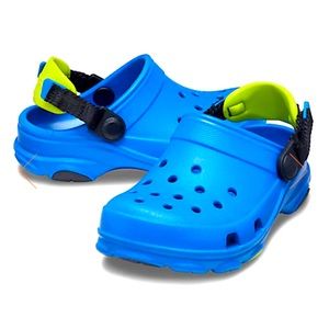 Crocs Kids Unisex Classic All-Terrain Clog—Bright Cobalt Size 12 Adjustable
